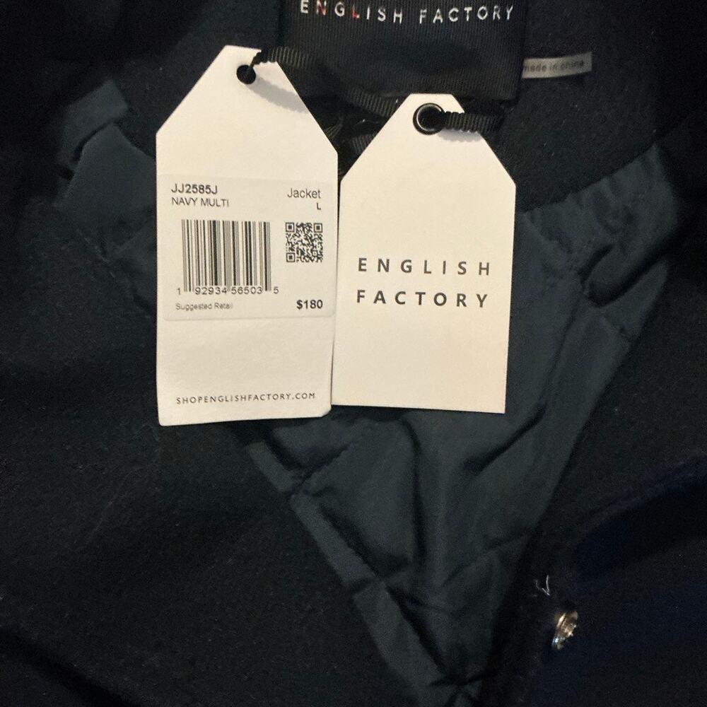 Colorblock Bomber Jacket English Factory - Picture 4 of 6